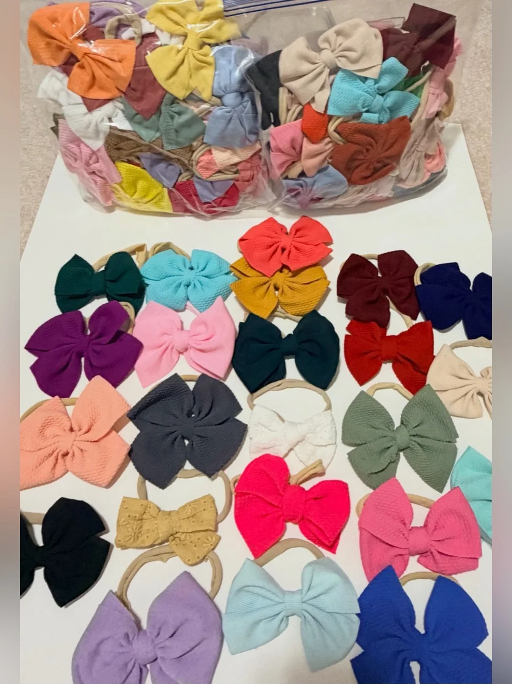 Baby Girl Bow Headband 50+ piece Bundle/Lot